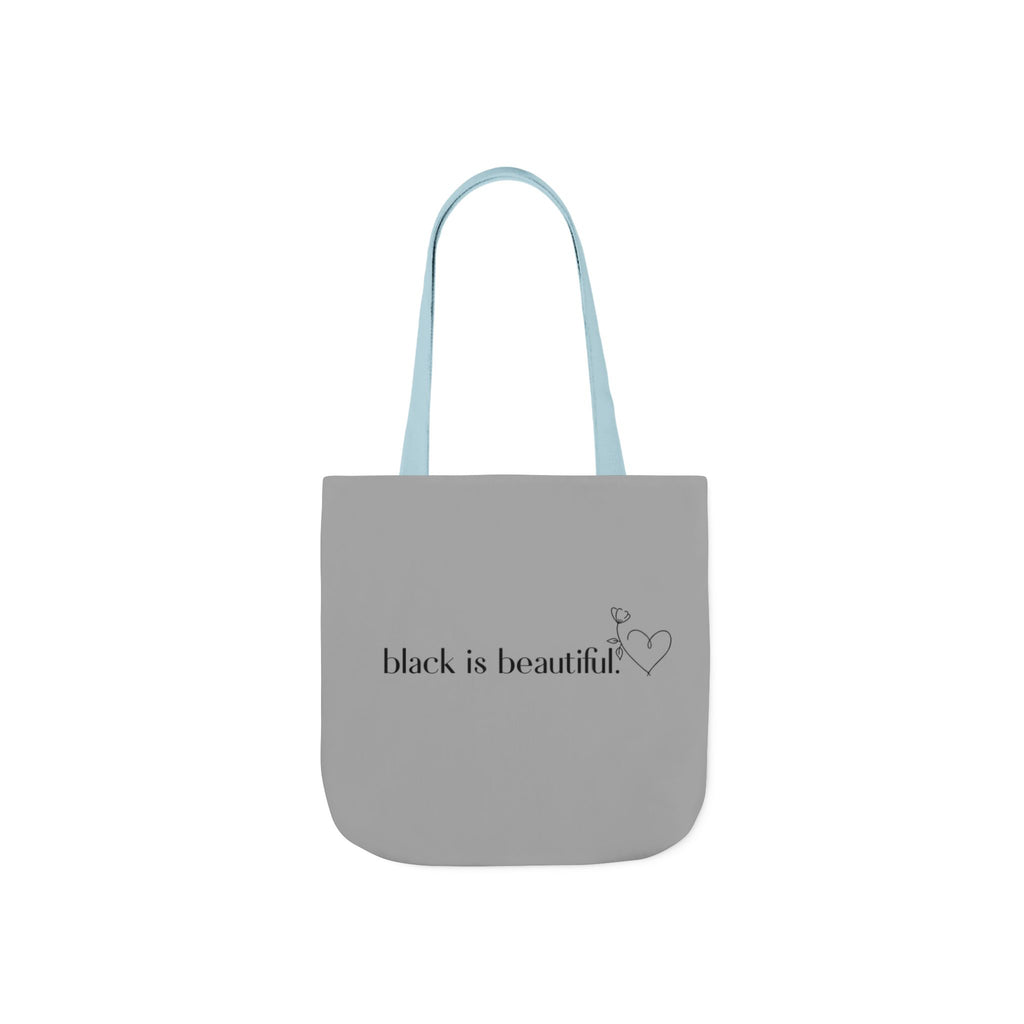 Black is Beautiful Canvas Tote Bag - Stylish & Eco-Friendly, Perfect for Fashion Lovers, Shopping, Gifts, Everyday Use, Eco-Conscious Style