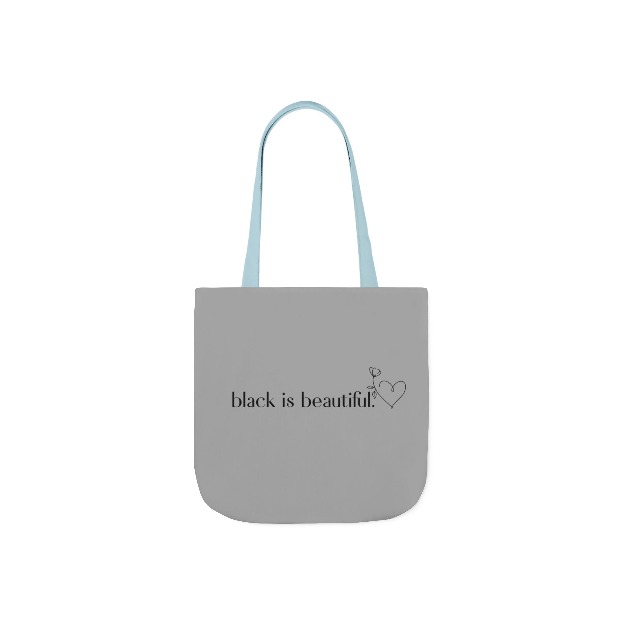 Black is Beautiful Canvas Tote Bag - Stylish & Eco-Friendly, Perfect for Fashion Lovers, Shopping, Gifts, Everyday Use, Eco-Conscious Style