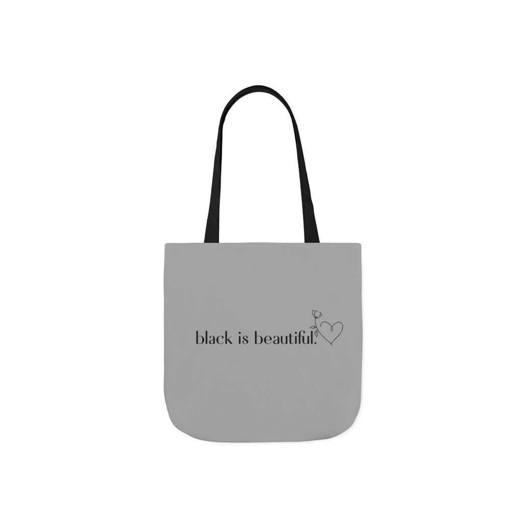 Black is Beautiful Canvas Tote Bag - Stylish & Eco-Friendly, Perfect for Fashion Lovers, Shopping, Gifts, Everyday Use, Eco-Conscious Style