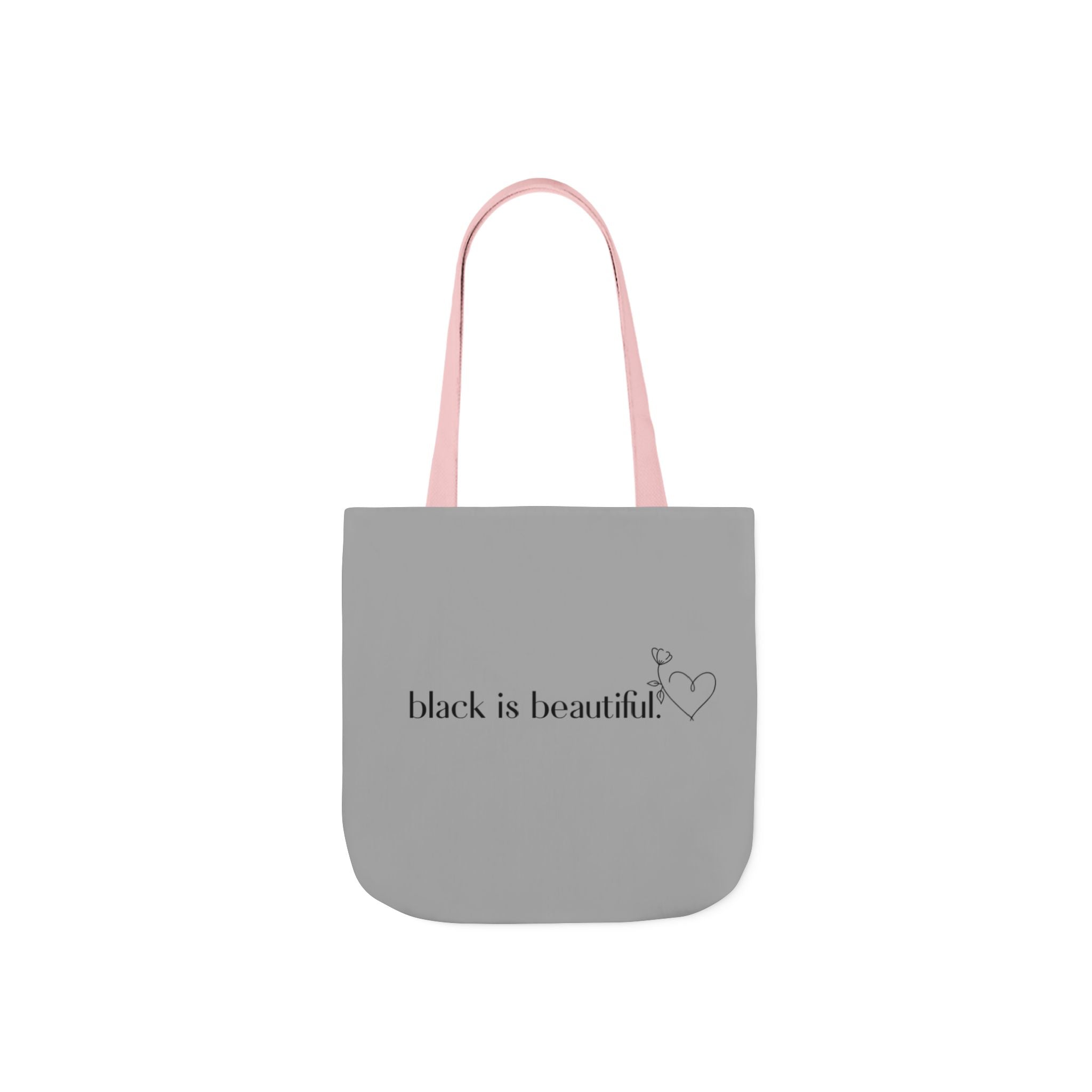 Black is Beautiful Canvas Tote Bag - Stylish & Eco-Friendly, Perfect for Fashion Lovers, Shopping, Gifts, Everyday Use, Eco-Conscious Style
